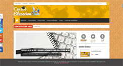 Desktop Screenshot of cursoseducacion.net