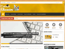 Tablet Screenshot of cursoseducacion.net